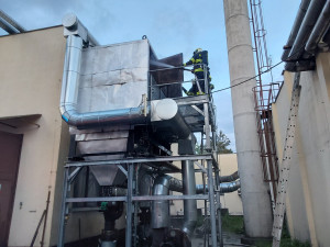 V Plumlově hořel průmyslový areál. Škoda je podle odhadů 3 miliony korun