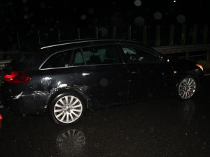 Na dálnici D35 mezi Olomoucí a Mohelnicí došlo za silného deště ke dvěma nehodám