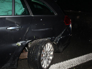 Na dálnici D35 mezi Olomoucí a Mohelnicí došlo za silného deště ke dvěma nehodám