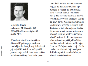 Cenzura v Moravské filharmonii? Z brožury zmizely kritické příspěvky některých ambasadorů