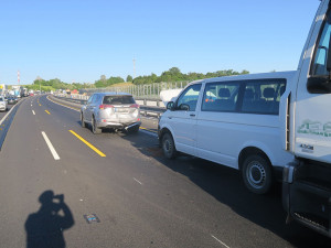 2 - Na D35 řešili policisté postupně tři hromadné dopravní nehody