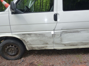 Nehoda poblíž obce Rejvíz na Jesenicku