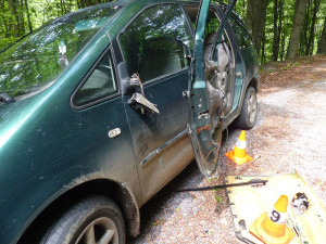 Nehoda poblíž obce Rejvíz na Jesenicku