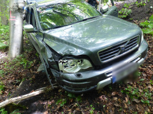 Nehoda poblíž obce Rejvíz na Jesenicku