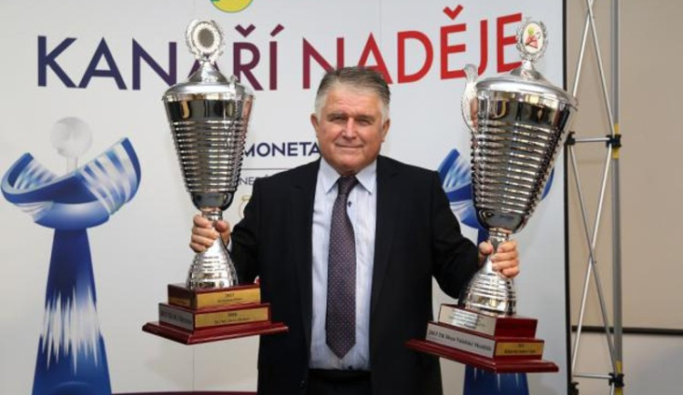 Osobnost českého a československého tenisu Petr Huťka na snímku z roku 2017