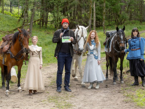 Na Bouzově se natáčí letošní vánoční pohádka Tři princezny. Na Štědrý den budou zachraňovat celé království