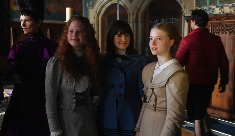 Na Bouzově se natáčí letošní vánoční pohádka. Tři princezny budou na Štědrý den zachraňovat království