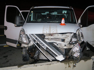 2 - Dopravní nehoda zablokovala dálniční obchvat Olomouce