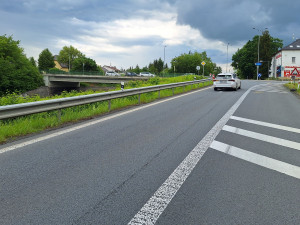 V Mohelnici se na čas zavře klíčová odbočka na dálnici směrem do Čech. Na sjezdech je poškozeý asfalt