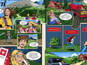 Horská služba převlékla komiks do letního, tématem je chování při bouřce