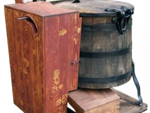 Elektická pračka zn. IDEAL - výrobce - Hobza a spol. - Hranice  - rok výroby kolem roku 1920 - místo nálezu Znojmo