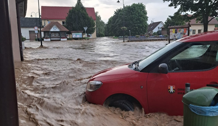 Blesková povodeň zasáhla sedm obcí na Přerovsku