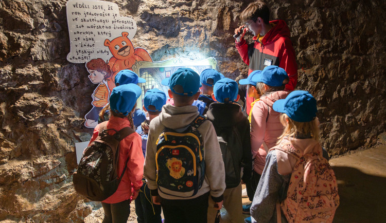 Jeskyně Výpustek nabízí nové letní prohlídky. Pravěký medvěd Bruno děti seznámí s historií Moravského krasu