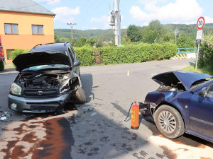 2 - Dopravní nehoda v obci Dlouhá Loučka v okrese Olomouc