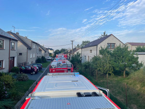 4 - Hasiči zasahovali u požáru rodinného domu v Křelově