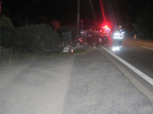 Mladý řidič zničil fabii o antoníček. K hrozivé nehodě letěl na Hranicko záchranářský vrtulník