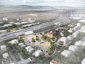 4 - Vizualizace nového nádraží v Hranicích