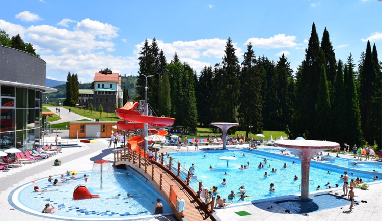 Termální park ve Velkých Losinách na Šumpersku - ilustrační foto