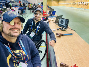 Jakub Kosek se svým reprezentačním kolegou Tomášem Peškem