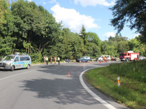 Tragická nehoda sedmadvacetiletého motorkáře v Lipině. Záchranáři ho dvakrát oživovali, ale nepřežil