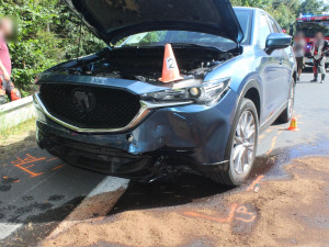 Tragická nehoda sedmadvacetiletého motorkáře v Lipině. Záchranáři ho dvakrát oživovali, ale nepřežil