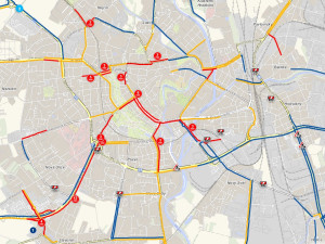 Kolony a zácpy po celé Olomouci. Opravy Velkomoravské ráno notně zkomplikovaly dopravu