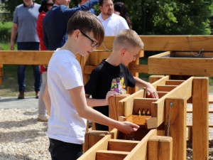 Přerov bude mít druhou dešťovou zahradu. První vznikla letos v květnu a mezi dětmi má velký úspěch