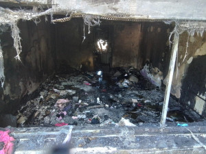 Hasiči zasahovali u požáru bytu v Moravské Huzové. Čtyři lidé jsou zranění