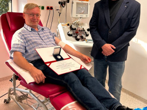 Nenápadný hrdina z Hané: Ondřej Chotěnovský má na kontě rekordních 630 dárcovských odběrů krve