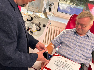 Nenápadný hrdina z Hané: Ondřej Chotěnovský má na kontě rekordních 630 dárcovských odběrů krve