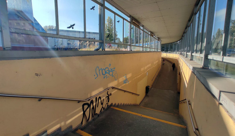 Podchod ve Foerstrově ulici v Olomouci