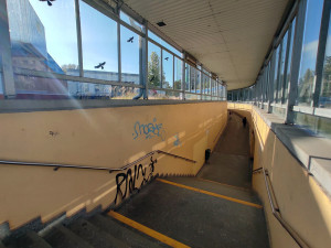 Lokální motivy i portrét skladatele. Podchod ve Foerstrově ulici v Olomouci zdobí nové malby