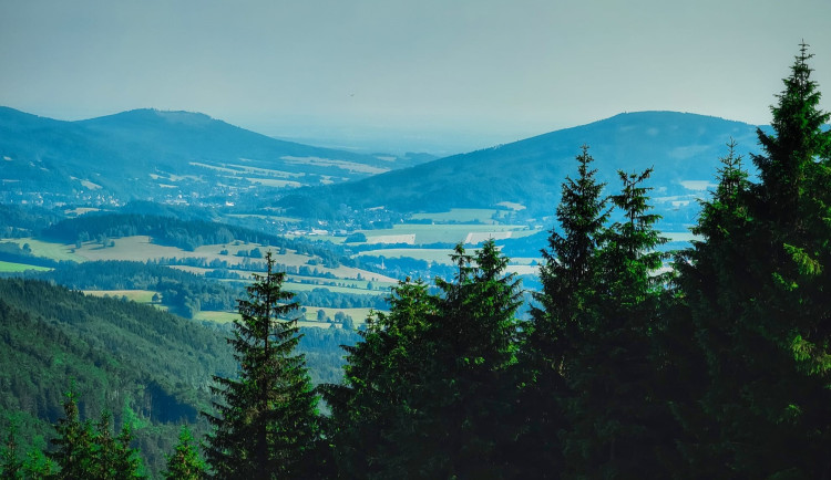 TIP NA VÝLET: Vycházka na Medvědí hřbet nabídne několik krásných výhledů na Jeseníky