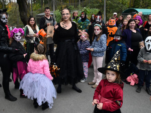 FOTOGALERIE: Strašidelný týden v olomoucké zoo lámal rekordy. Přišlo přes dvacet tisíc dětí a dospělých