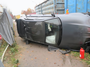 Smyk v BMW a pozitivní test na kokain. Mladík v Prostějově havaroval, škoda činí dva miliony