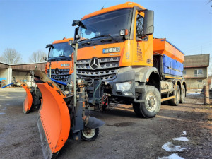 Zimní údržba silnic zasažených povodní? Olomoucký kraj ani ŘSD komplikace nepředpokládají