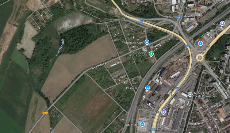 První z velkých investic v Přerov je na spadnutí. V lokalitě Staré rybníky chce developer začít stavět už příští rok