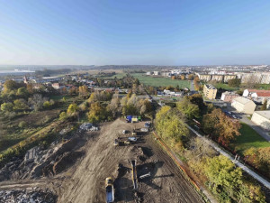 Probíhající stavba IV. A etapy protipovodňových opatření v Olomouci