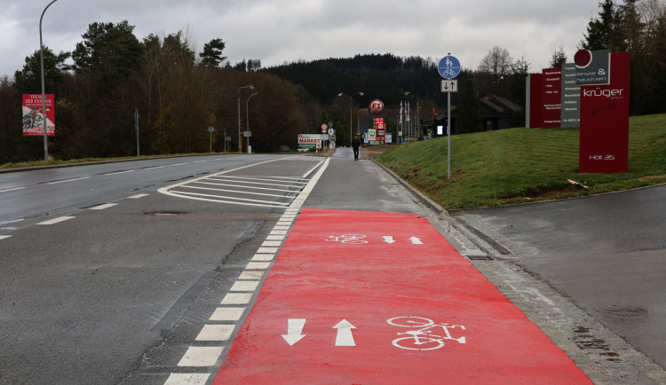 U Nemanic se napojila cyklostezka do Německa. V minulosti končila pouhých šedesát metrů od hranice