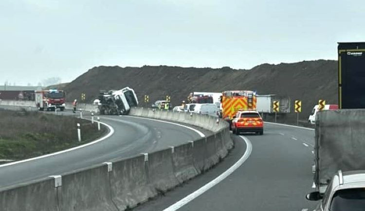 Tragická dopravní nehoda na D35 u Olomouce