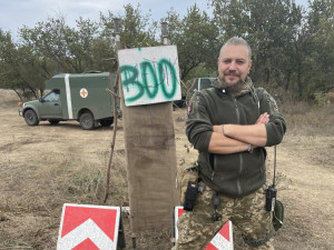 Nikdy se veteránů neptejte, kolik lidí zabili, říká Andrij Žolob z centra pro vojenské veterány ve Lvově