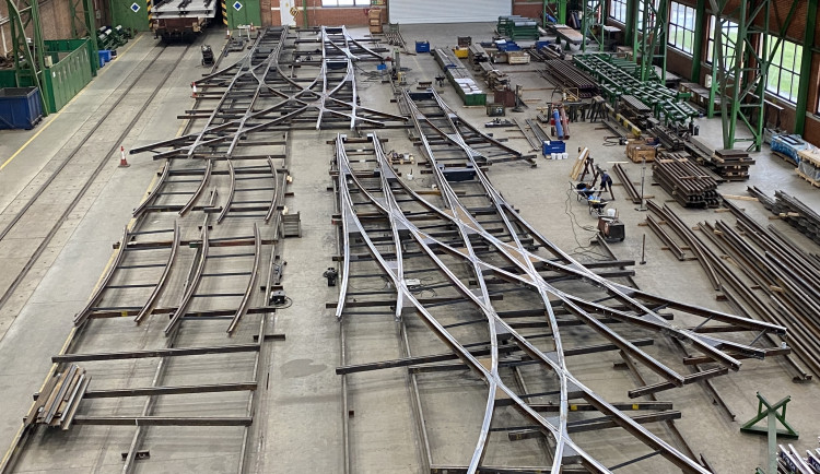 DT-Výhybkárna vyrobila pro Brémy tramvajovou křižovatku za 50 milionů korun