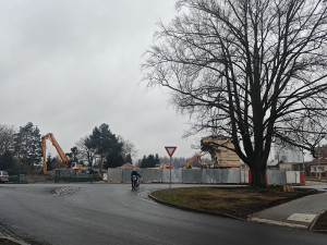 Demolice areálu pro nový Lidl v Litovli výrazně pokročila, úřad zahájil stavební řízení