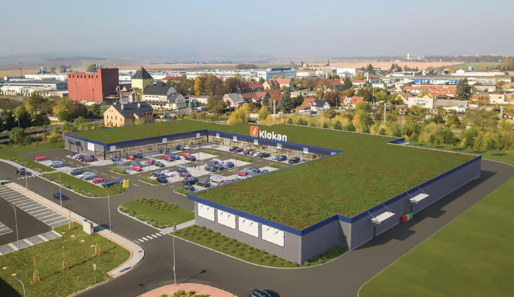 Vizualizace obchodního parku v Uničově