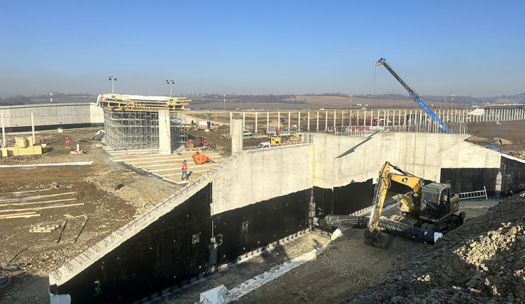 Stavba D1 Říkovice - Přerov - ilustrační foto