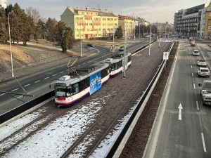 Po zmodernizované trati v Olomouci už sviští tramvaje. Město chystá další významné investice