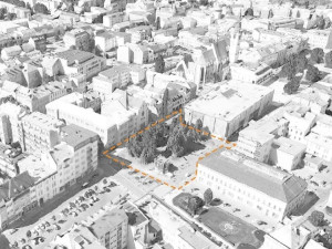 Masivní kácení v centru Prostějova kvůli přesunu tržnice. Lidé mohou podat námitky při veřejném projednání