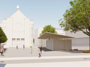 Masivní kácení v centru Prostějova kvůli přesunu tržnice. Lidé mohou podat námitky při veřejném projednání