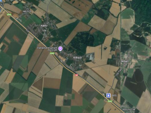 Dálnice D35 u Příkaz je ve směru do Olomouce uzavřená. Havarovalo zde několik aut