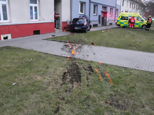 Postarší muž usnul na Prostějovsku za volantem a smetl seniora. Policie hledá svědky